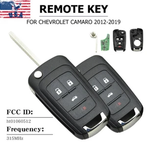 2 New Replacement Keyless Entry Car Remote Flip Key Fob Control for OHT01060512 - Foto 1 di 9