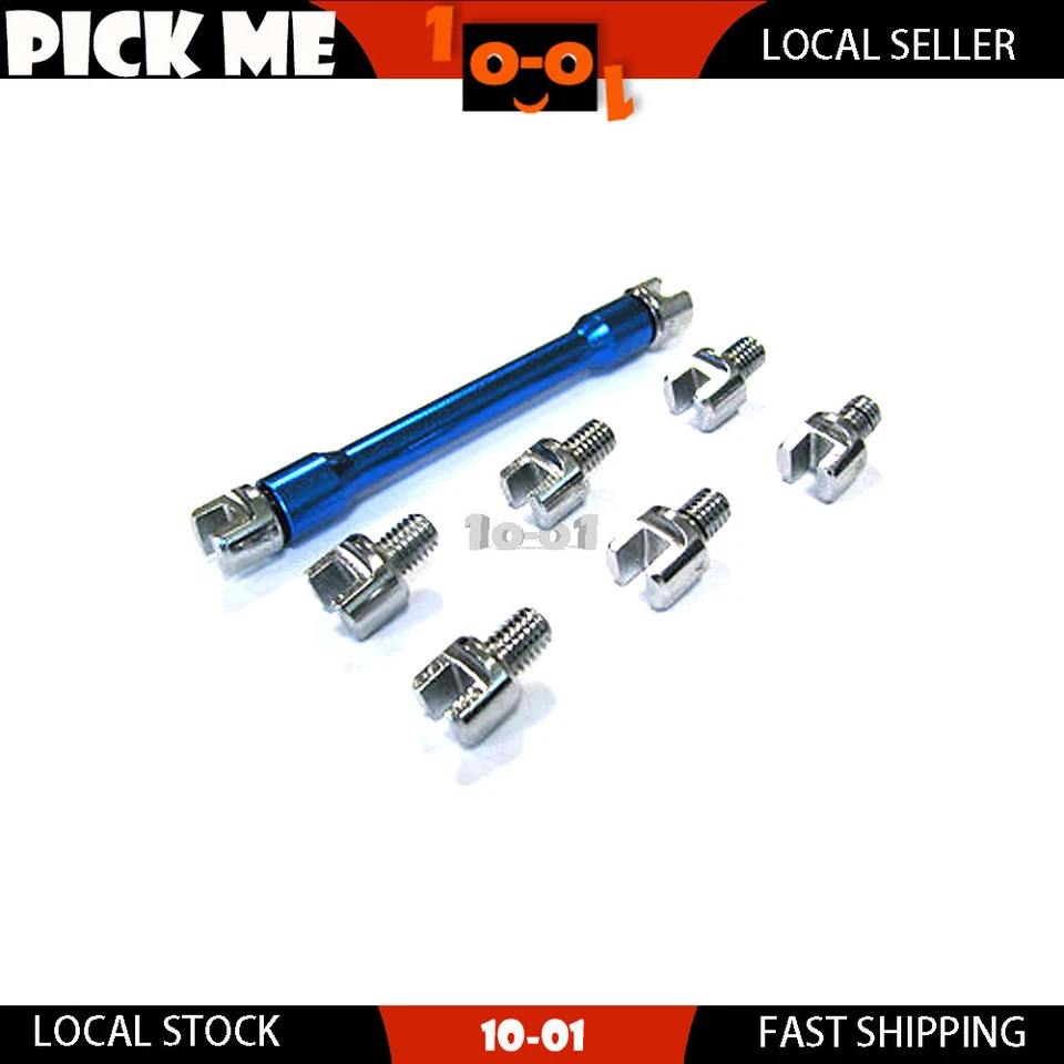 Llave de radios para neumáticos 8 en 1 ATV motocicleta motocross moto quad carretera Foto 1 de 1