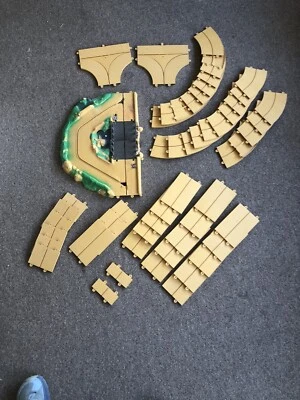 1967 Идеальная игрушка гонки автомобиля трассовая автомодель набор 54 шт трек - Изображение 1 из 4