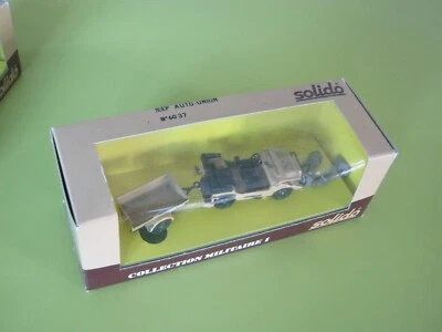 SOLIDO MILITAIRE JEEP AUTO UNION 6037 + BOITE TTBE - Photo 1/4