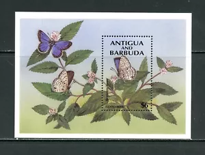 P368 Antigua 1994 Hoja Mariposas Estampillada sin montar o nunca montada - Imagen 1 de 1