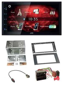 JVC DAB USB Bluetooth 2DIN MP3 Autoradio für Ford Fusion Transit Kuga 05-12 schw - Bild 1 von 8