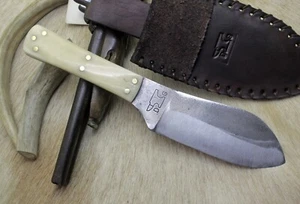 NESSMUK KNIFE SKINNER WESTERN FRONTIER MOUNTAIN MAN COWBOY FORGED EDC - Picture 1 of 11