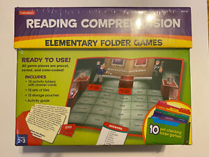Lakeshore Reading Comprehension Elementary Folder Games for Grades 2-3 NEW!