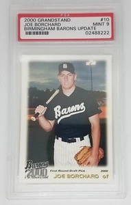 Joe Borchard 2000 Grandstand Birmingham Barons Update #10 PSA MINT 9 White Sox - Picture 1 of 2