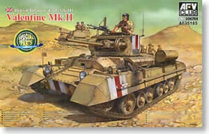1:35 World War II British Infantry Tank Mk.III Valentine Mk.II  Assembly model - Picture 1 of 22
