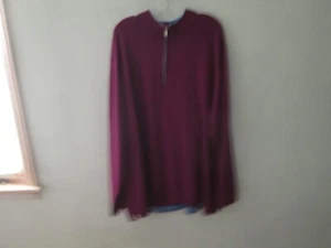 TOMMY BAHAMA Island Luxe 1/2 Zip Berry Cobbler Cotton Cashmere Sweater ~ 3XB NWT - Picture 1 of 7