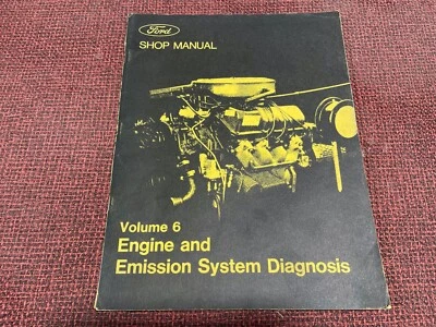 Ford Shop 1973 sistema de emisiones manual motor Mustang Torino T-Bird Bronco Foto 1 de 3