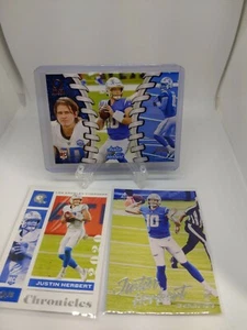 2020 Panini Chronicles Omega Rookies Justin Herbert RC #O-3 Los Angeles Chargers - Picture 1 of 8