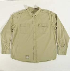LRG Wovens Mens 3XL Lifted Research Group Canvas Long Sleeve Button Up Shirt - Picture 1 of 6