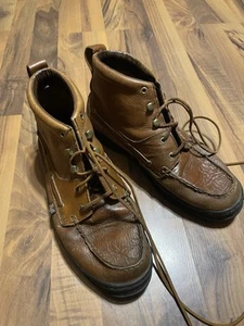 Justin Rustic Cowhide Chukka Hiking Boots 995 Mens Size 10M - Picture 1 of 9