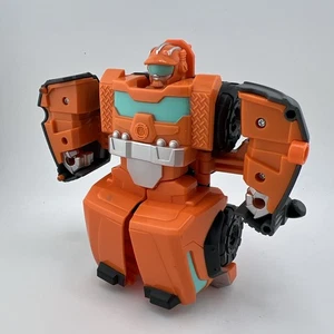 Transformers Rescue Bots Academy Wedge The Construction Bot - Naranja Gris/Gris - Imagen 1 de 17