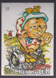 SCANLENS/DONRUSS ODD ROD STICKER,ISSUED 1968,BROWN BACK,NO.17, - Picture 1 of 2