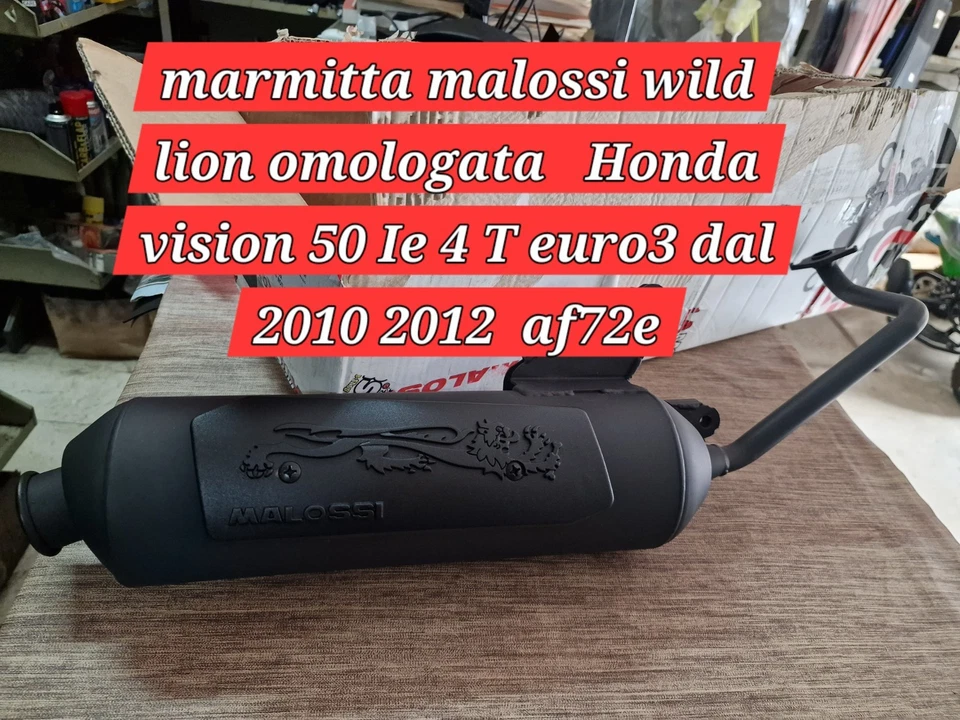 Malossi Marmitta 3217501 Wild Lion Omologata - Immagine 1 di 1
