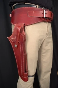 LEATHER HOLSTER FOR SCOPED BLACKHAWK / 7.5 inch barrel super blackhawk - Picture 1 of 4