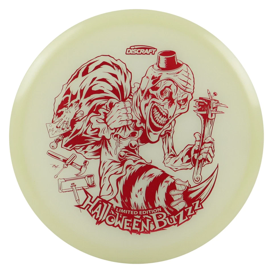 Discraft Disc Golf Single Foil Mega-Glo Halloween Buzzz Midrange 5/4/-1/1 - Image 1 of 1