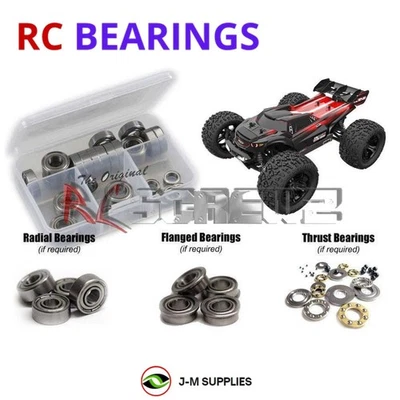 RCScrewZ Metal Shielded Bearings rcr061b for RedCat TR-MT8e BE6S 1/8 4WD | KIT - Image 1 of 4
