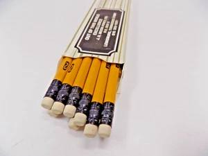 DE COLECCIÓN 1776 J.R. Moon Pencil Co Caja de 12 No2 Chamfer Mediano EE. UU. NUEVO EN CAJA - Imagen 1 de 7