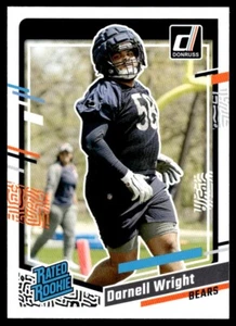 Oso de Chicago Darnell Wright 2023 novato clasificación Donruss #313 - Imagen 1 de 2