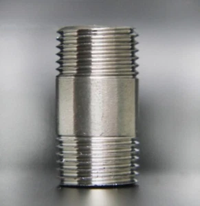 3/4" Male BSPT Thread Coupler Stainless Steel Connector Union Fitting Pipe Fit - Picture 1 of 2