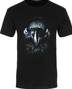 Raven's Stare - Black T-Shirt, Gothic Bird Creepy Gift, Unorthodox Collective - Picture 1 of 5