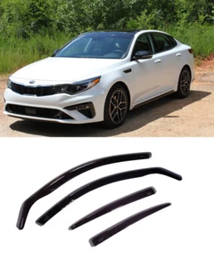 FOR KIA OPTIMA 2016-23 WINDOW VISORS SUN RAIN GUARD WIND DEFLECTORS WINDOW - Bild 1 von 1