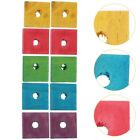DIY Wood Bird Toy Parts - 50PCS Wooden Pieces for Cage Toys
