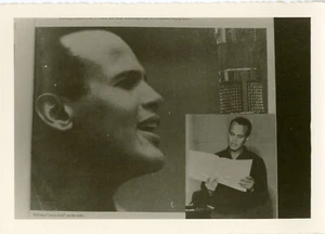 "Harry BELAFONTE" Enregistrement au Studio RCA / Photo de presse originale 1960 - Picture 1 of 1
