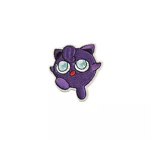 Jigglypuff Character Patch Pokemon Embroidered Iron On Purple Applique - Picture 1 of 8