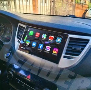 Radio Carplay Android 13 4+64G para 2016 2017 2018 Hyundai Tucson GPS NAVEGACIÓN WIFI - Imagen 1 de 22