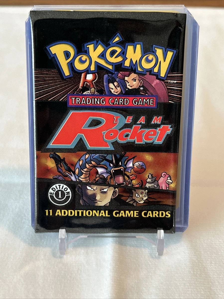 Team Rocket Pokémon TCG Sealed Collectible Card Game Packs in