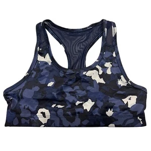 NWT OLD NAVY Kids Girls Sports Bra Sz L(10-12) Blue White Black Pullover - Picture 1 of 6