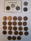 Lincoln Wheat Cents - 28 Coin Lot (includes steel cent set, mixed years & mints)