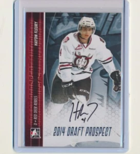 2014 ITG In The Game Draft Prospects AUTO Haydn Fleury Rebels White - Picture 1 of 1