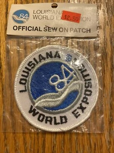 1984 Louisiana World Exposition Official Sew On Patch - Bild 1 von 2