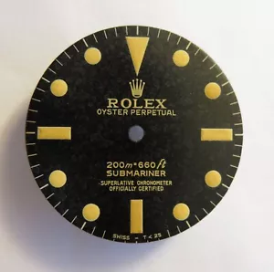 ~ Vintage Rolex #5512 Submariner 200m Matte Black Org TRIPICAL Repaired Dial ~ - Picture 1 of 21
