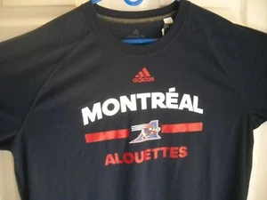 Montreal Alouettes T-Shirt Mens Size Small Navy Blue CFL Adidas Ultimate Tee New - Picture 1 of 4