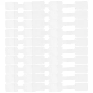Lot de 100 étiquettes filaires réutilisables câble cordon inscriptible Miss Office étiquettes - Photo 1/12