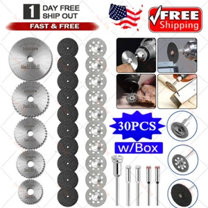 30 x Rueda de corte de diamante para herramienta giratoria Dremel Troquel Amoladora Disco de corte de metal - Imagen 1 de 14
