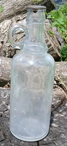 Clear Glass Jug Hazel Atlas Cruet Bottle 29-R-420 With Original Lid - Picture 1 of 10