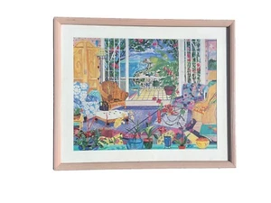 Eileen SEITZ: "Sunfest Weekend" - Framed Print 1994 Sun West Palm Beach Florida - Picture 1 of 9