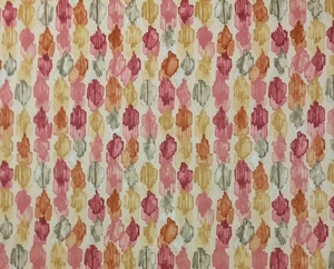 P KAUFMANN SPOT ON CANTALOUPE PINK ABSTRACT GEOMETRIC MULTIUSE FABRIC BY YARD - Picture 1 of 6