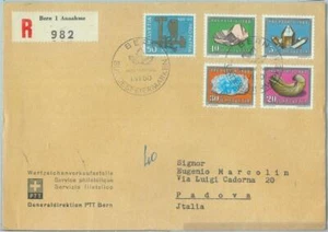 86748 - SUIZA - HISTORIA POSTAL - CUBIERTA FDC 1960 Minerales FÓSIL - Imagen 1 de 1