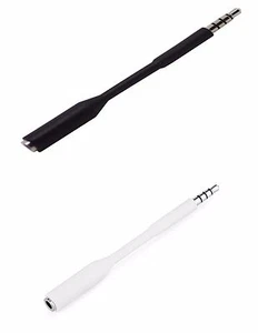 1 x Black or White 3.5mm Headset Audio Jack Extender for iphone Android Cases - Picture 1 of 9
