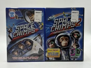 Space Chimps & Space Chimps 2: Zartog Strikes Back DVD Lot *New & Sealed* - Picture 1 of 6