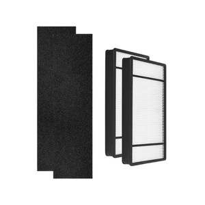 True HEPA Carbon PreFilter for Honeywell HRF-H1 HFR-B1 HPA050 HHT055, 2 Sets - Picture 1 of 7