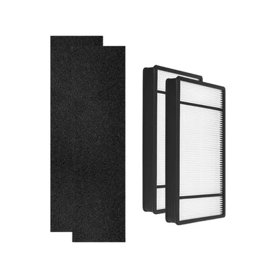 True HEPA Carbon PreFilter for Honeywell HRF-H1 HFR-B1 HPA050 HHT055, 2 Sets - Image 1 of 4