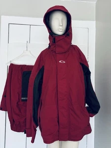 Vintage Oakley Software Jacke & Hose Herren Full-Zip Winter Schnee Skianzug 2-teilig - Bild 1 von 22