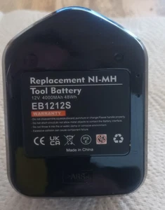 12V 4000mAh Ni-MH Akku für Hitachi EB1220 EB1212S EB1214S EB1233X 320686 320608 - Bild 1 von 5