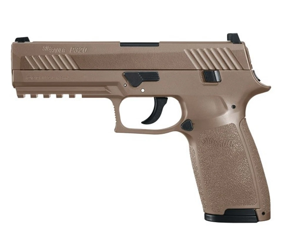 Sig Sauer P320 .177 Caliber Pellet 12 Gram Coyote Tan Training Air Pistol - Image 1 of 1